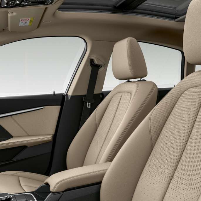 Seats in leather with perforations Black BMW 2 Series Gran Coupé Model Luxury Line Seats in leather with perforations Black BMW 2 Series Gran Coupé Model Luxury Line F44 interior
