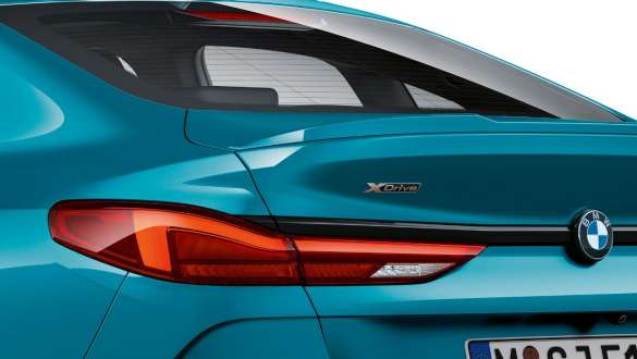 LED rear lights BMW 2 Series Gran Coupé LED rear lights BMW 2 Series Gran Coupé Snapper Rocks Blue metallic F44 close-up view
