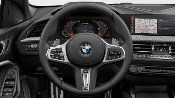 M Sports steering BMW 2 Series Gran Coupé M Sports steering with Servotronic BMW 2 Series Gran Coupé F44 cockpit