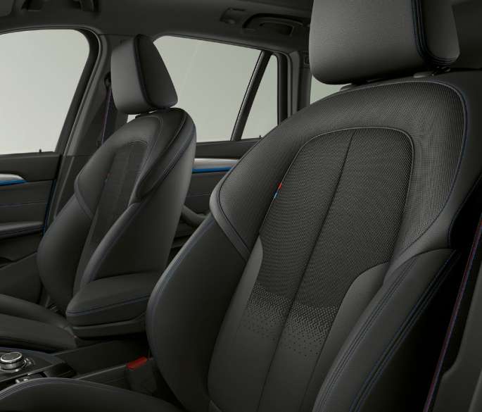 BMW X1, Model M Sport, upholstery BMW X1, Model M Sport, interior with focus on upholstery