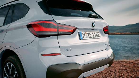 Vehicle concept BMW X1 xDrive25e F48 Vehicle concept BMW X1 xDrive25e F48 2019 three-quarter rear view