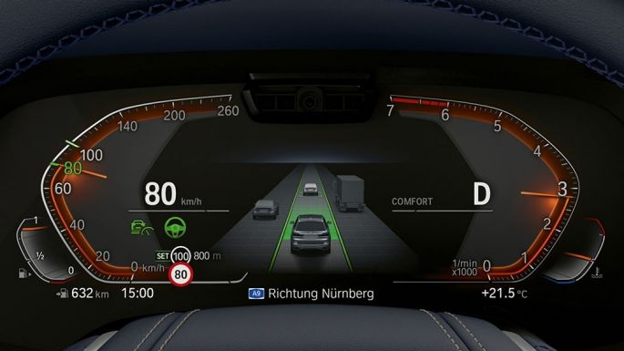 Driving Assitant Plus & Parking Assistant Plus Driving Assitant Plus & Parking Assistant Plus: close-up of the instrument panel