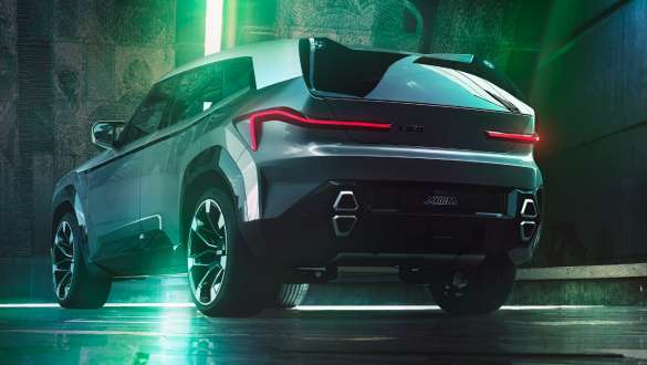 BMW Concept XM (G09) rear view standing BMW Concept XM (G09) rear view standing