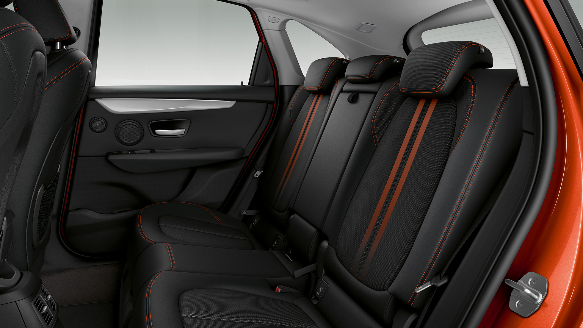 Backseat BMW 2 Series Active Tourer Backseat BMW 2 Series Active Tourer F45 interior