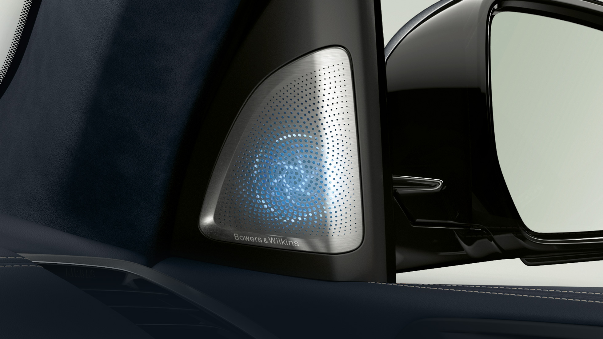 Bowers & Wilkins Diamond Surround Sound System Bowers & Wilkins: close-up of a diamond surround loudspeaker