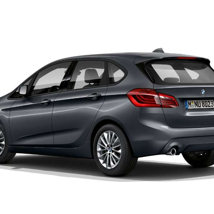 BMW 2 Series Active Tourer 218i F45 Mineral Grey metallic three-quarter rear view 
